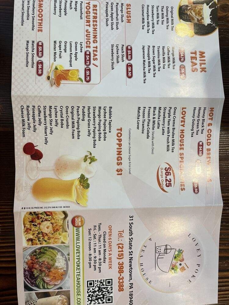 Menu page 1
