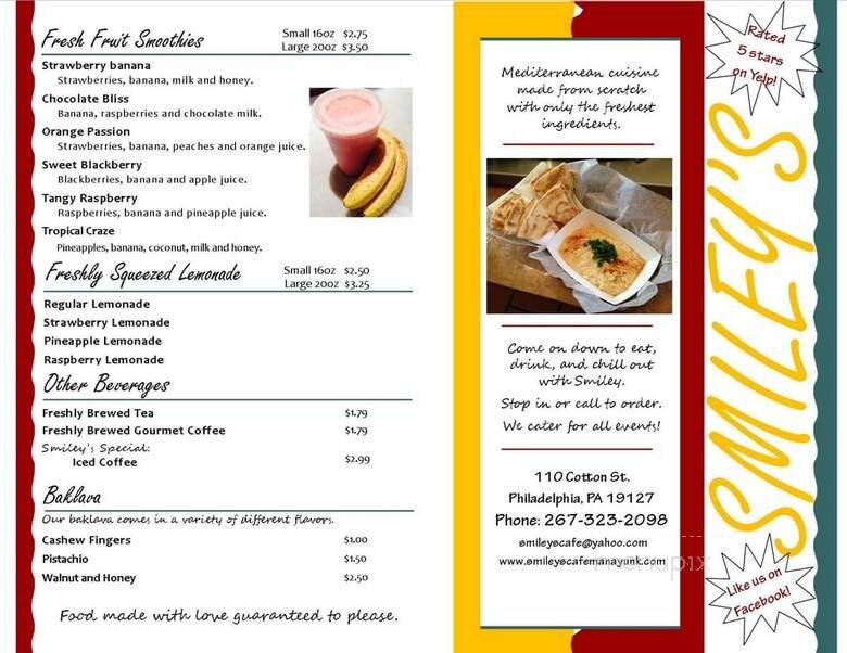 Menu page 2