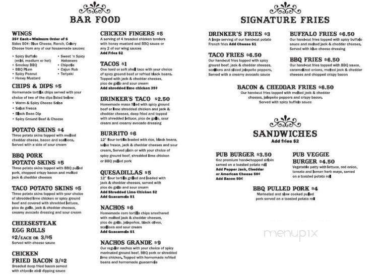 Menu page 2
