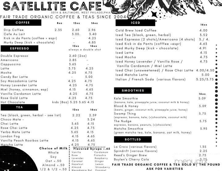 Menu page 1