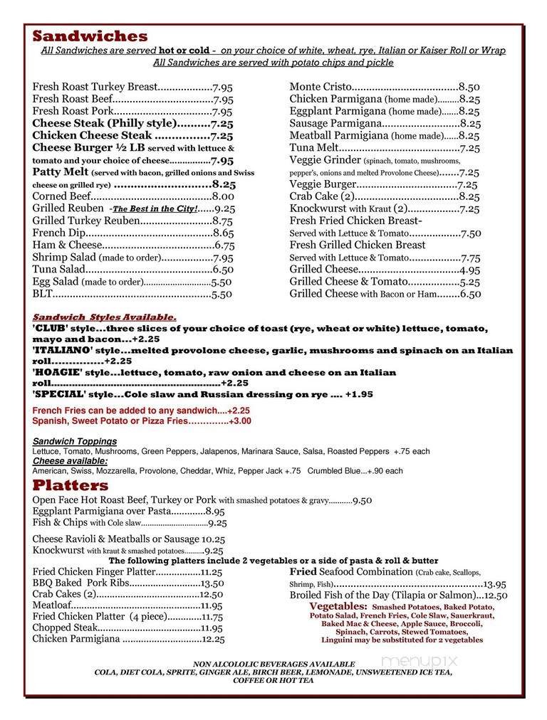 Menu page 2