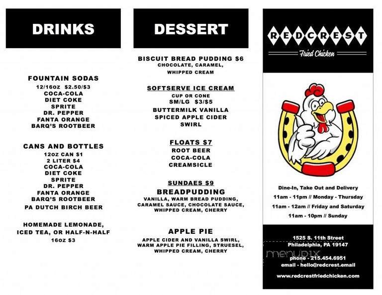 Menu page 2