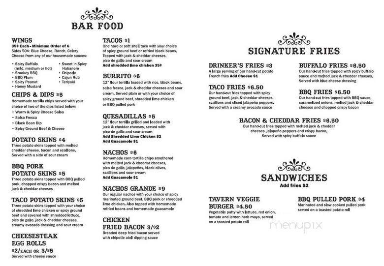 Menu page 2