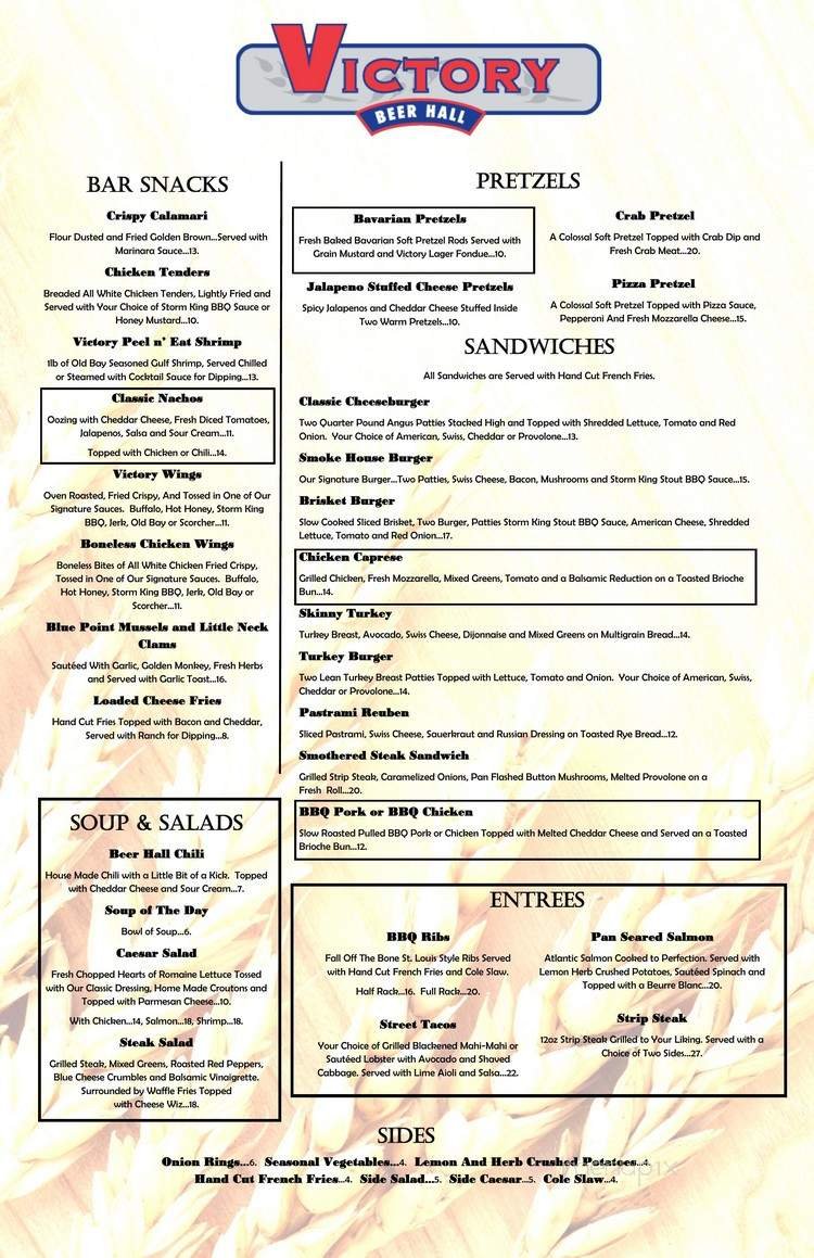 Menu page 1