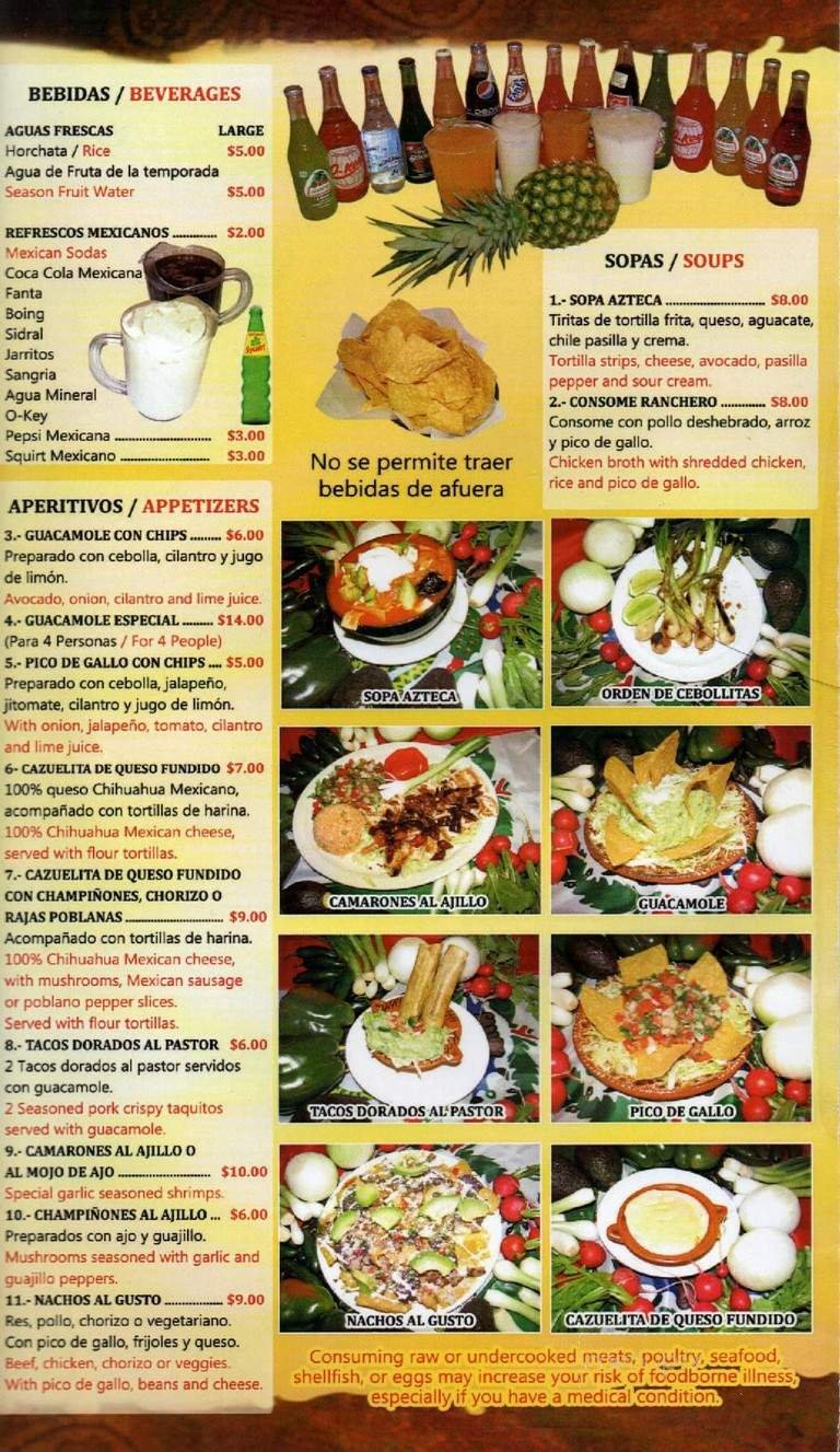 Menu page 2