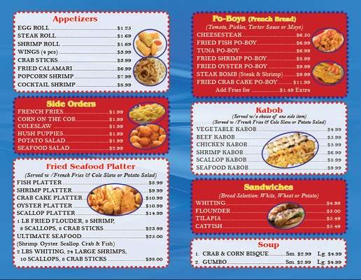 Menu page 2