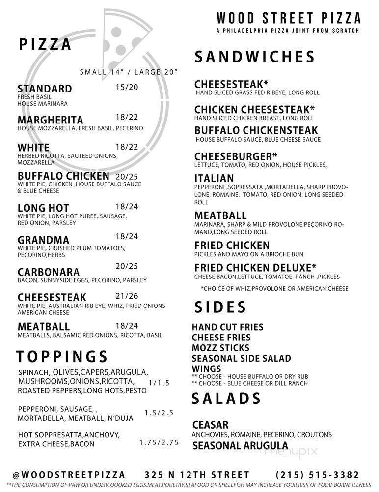 Menu page 1