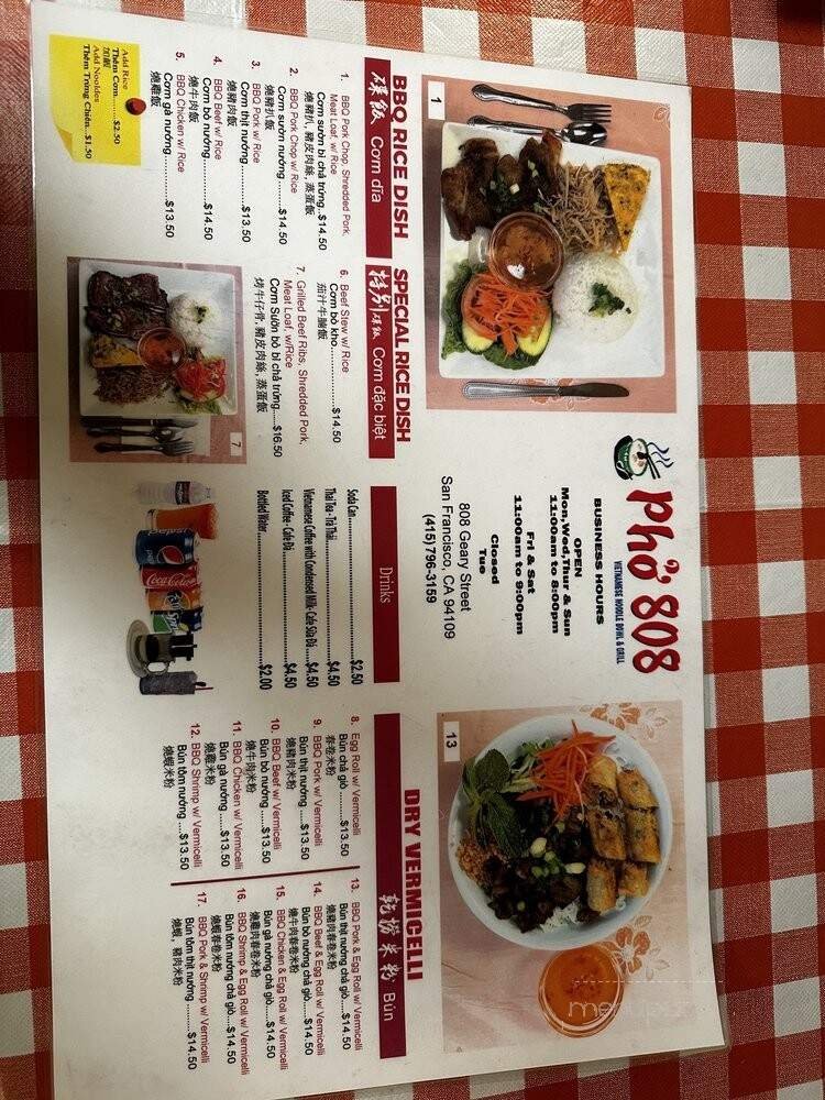 Menu page 2
