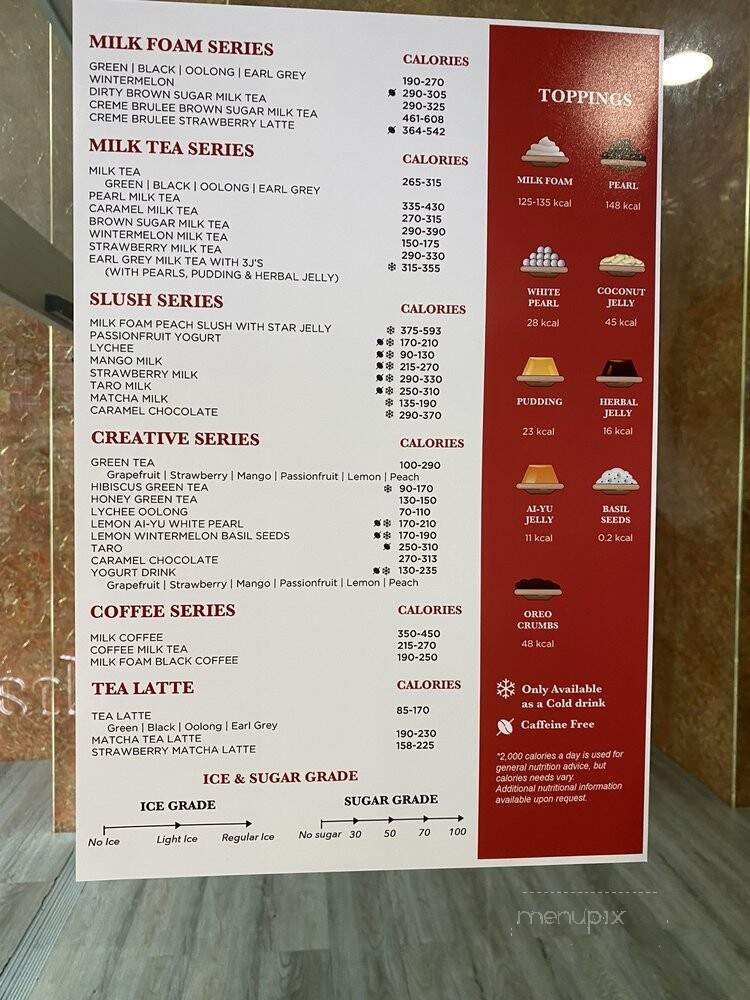 Menu page 1