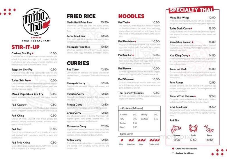 Menu page 1