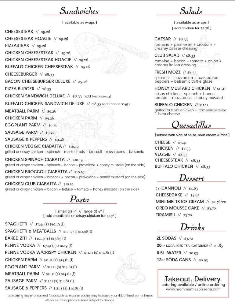 Menu page 2
