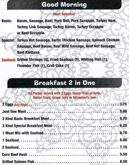 Menu page 1