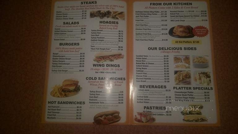 Menu page 2