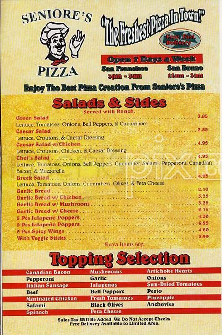 Menu page 2