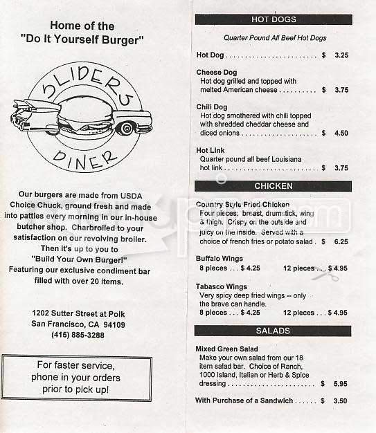 Menu page 1