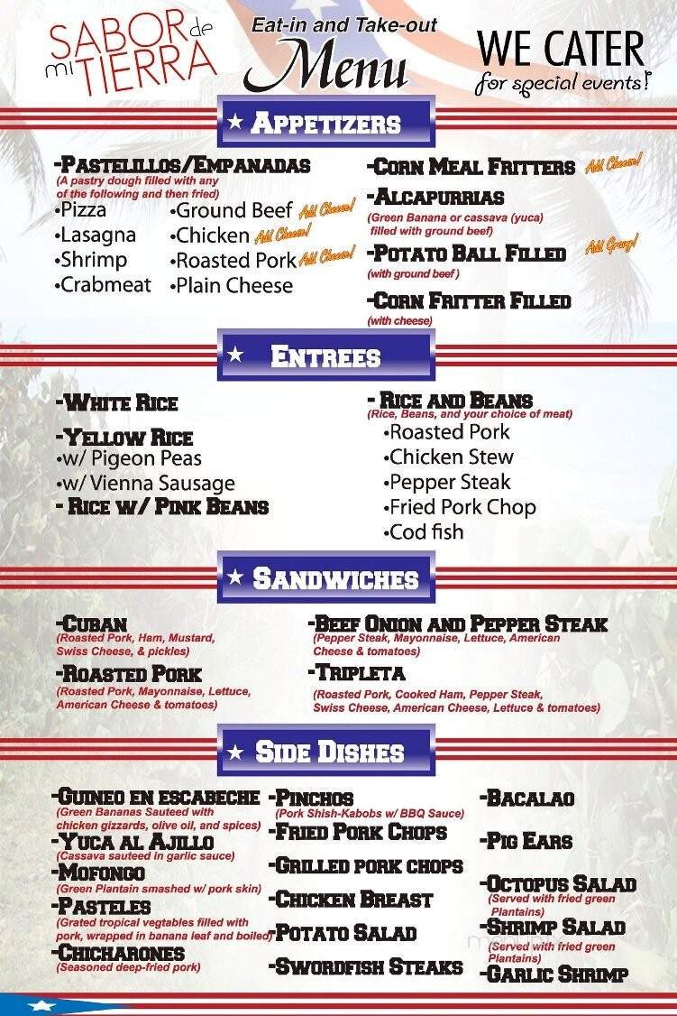 Menu page 2