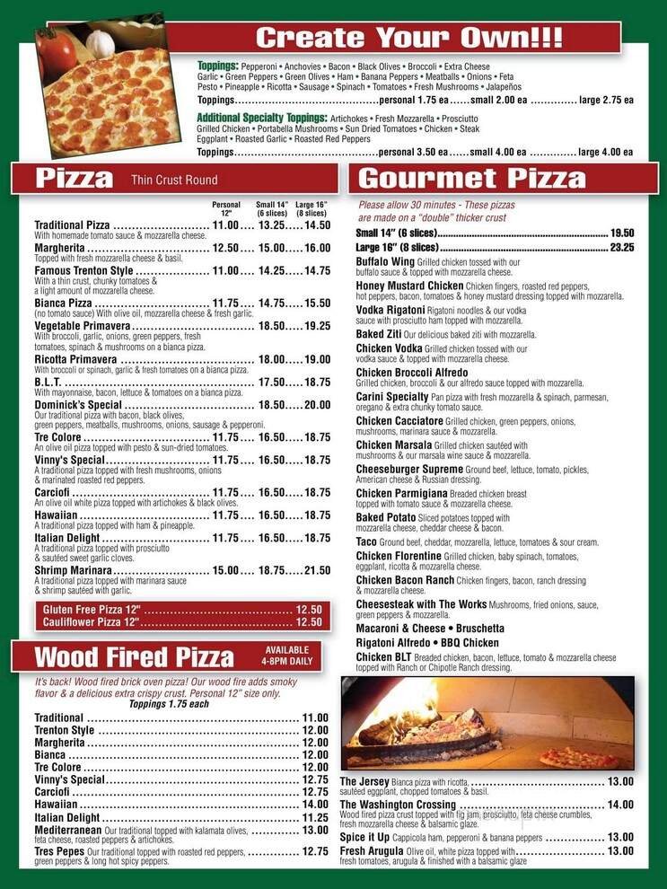 Menu page 2