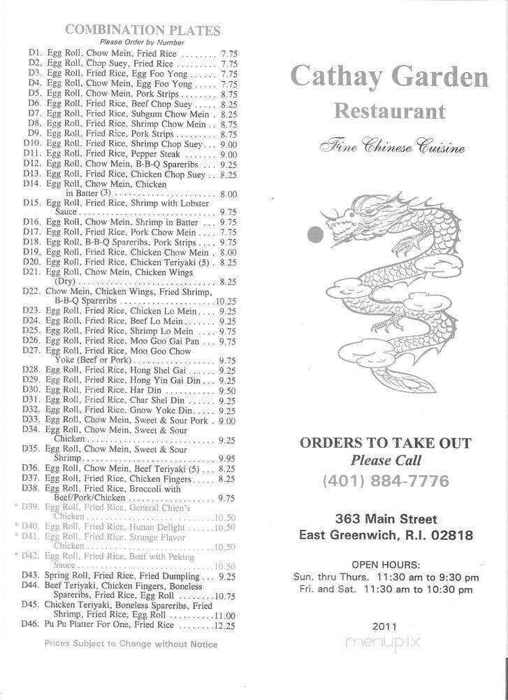Menu page 2