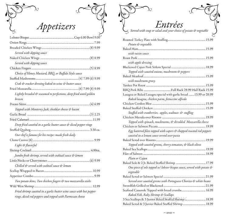 Menu page 2
