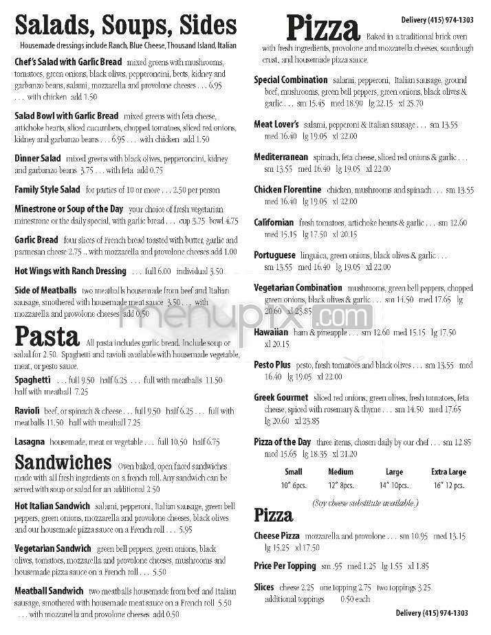Menu page 2