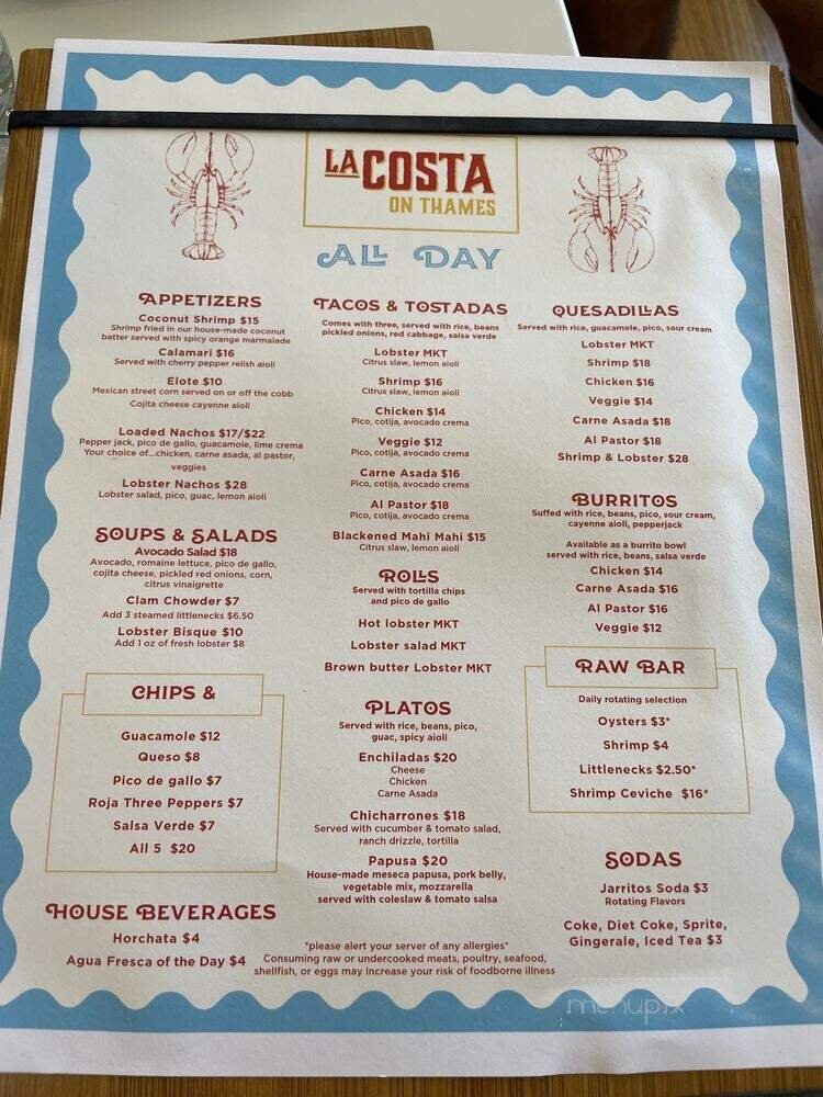 Menu page 2