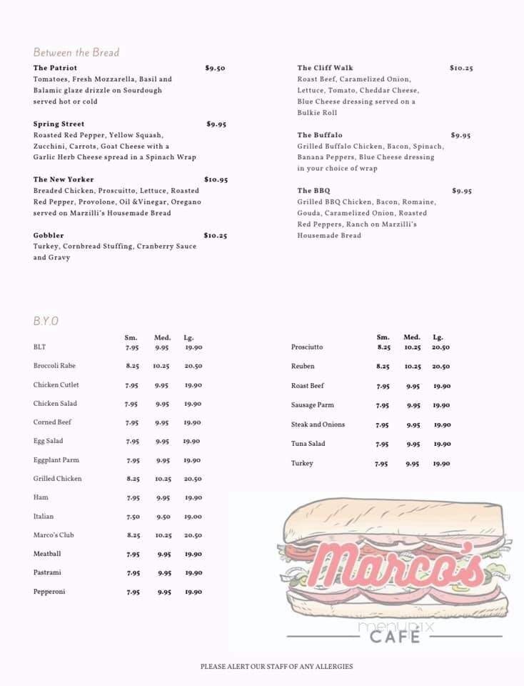 Menu page 2