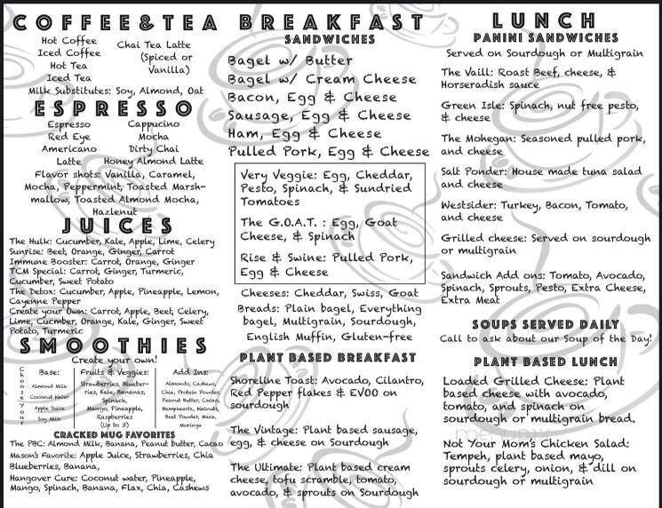Menu page 1