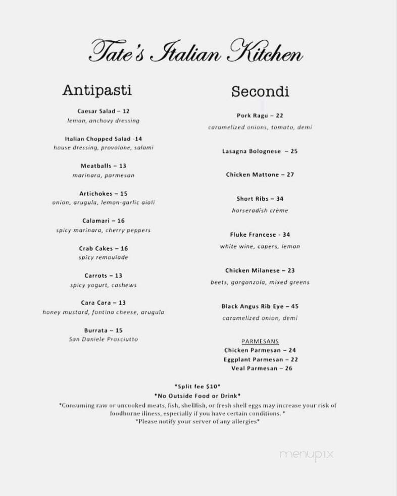 Menu page 2