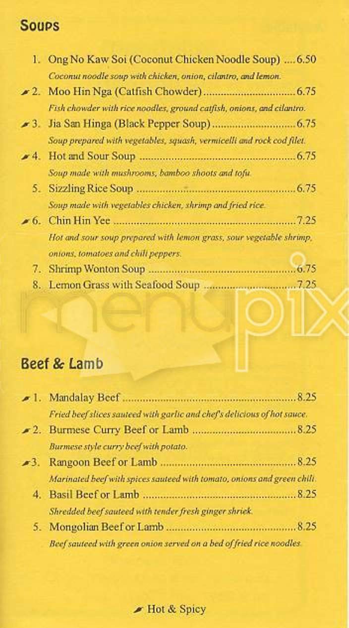 Menu page 3