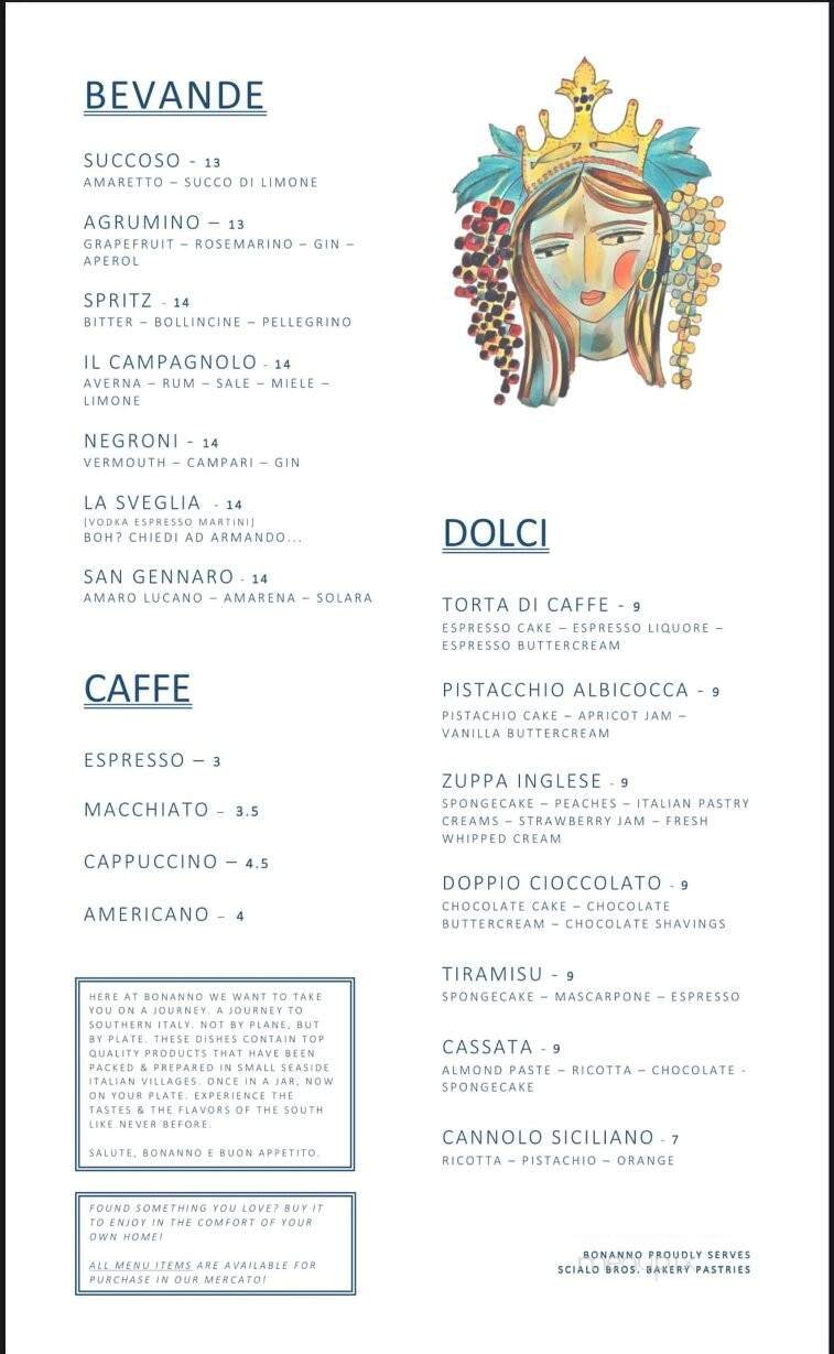 Menu page 1