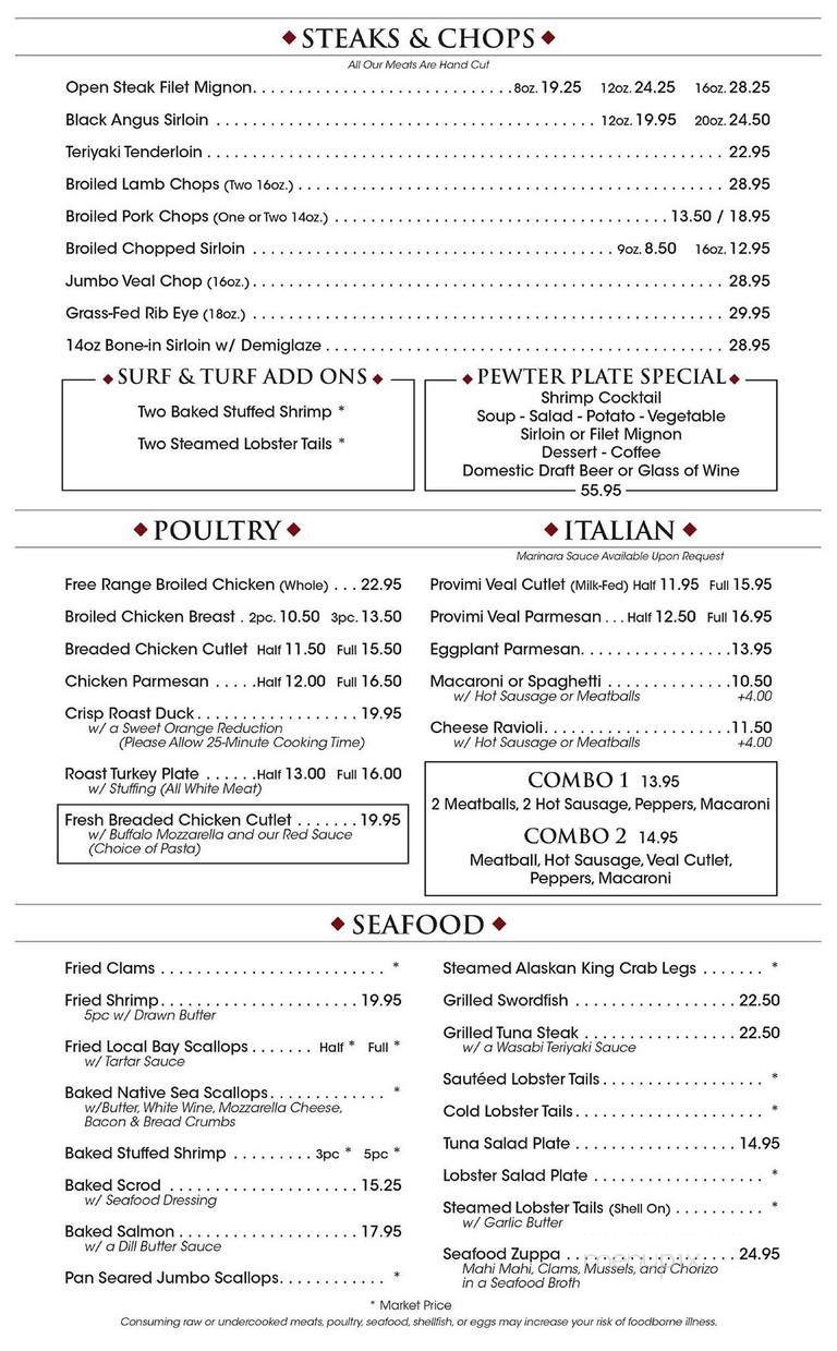 Menu page 2