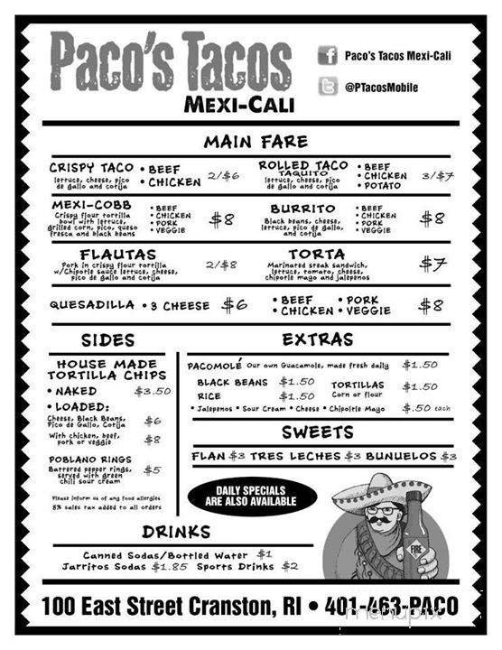 Menu page 2