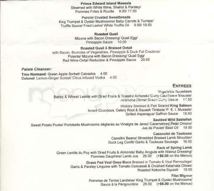 Menu page 3