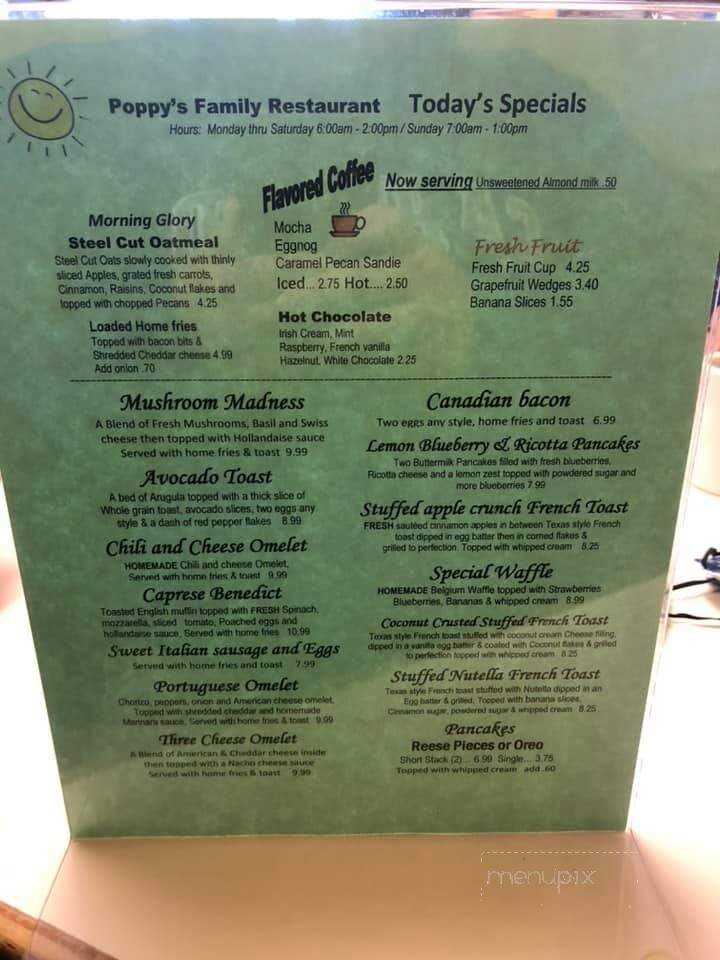 Menu page 1