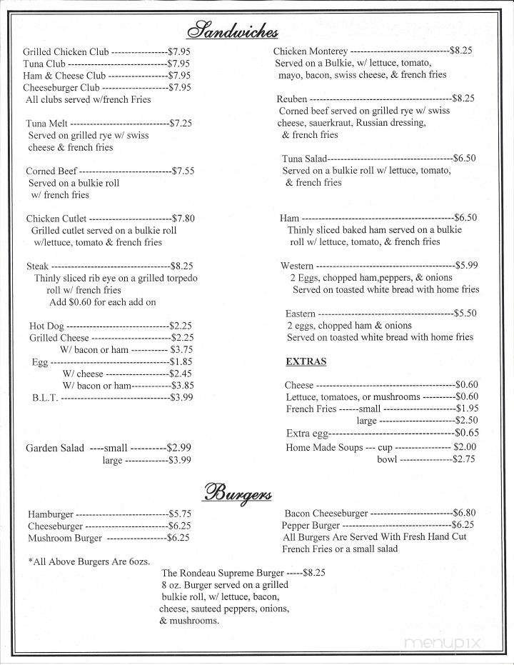 Menu page 2