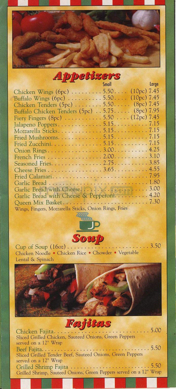 Menu page 2