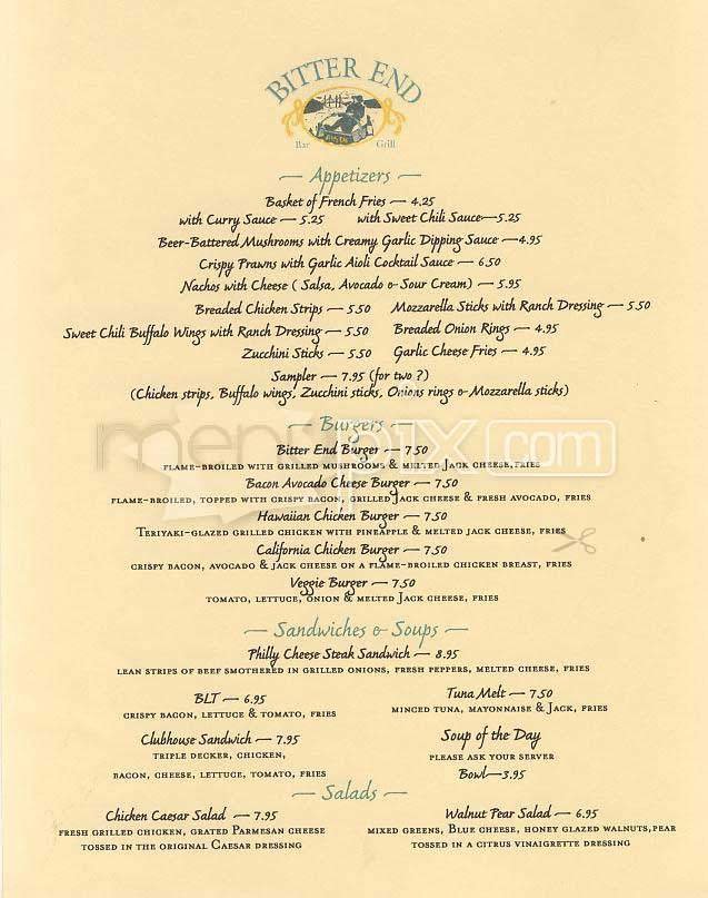 Menu page 1