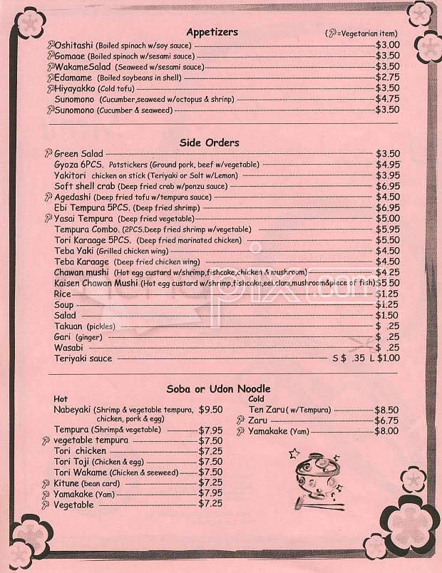 Menu page 2