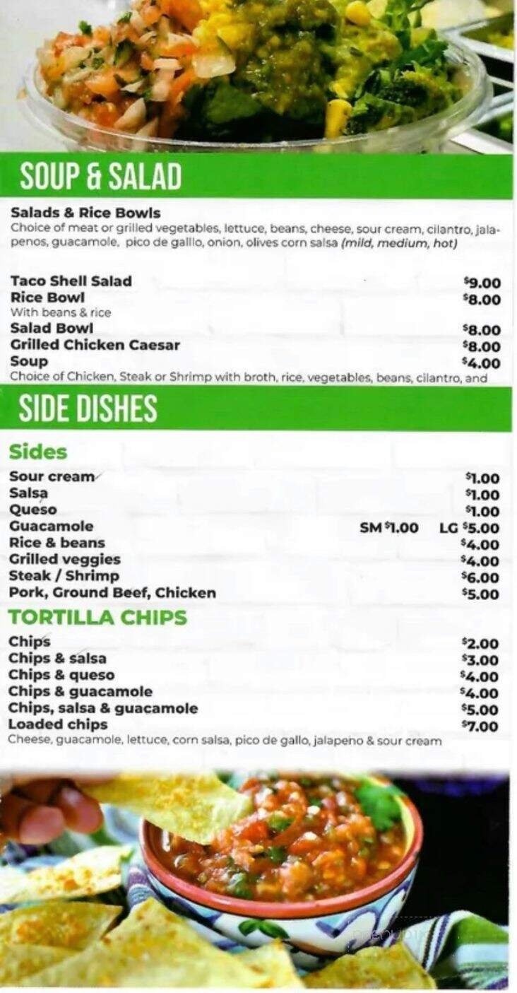 Menu page 2