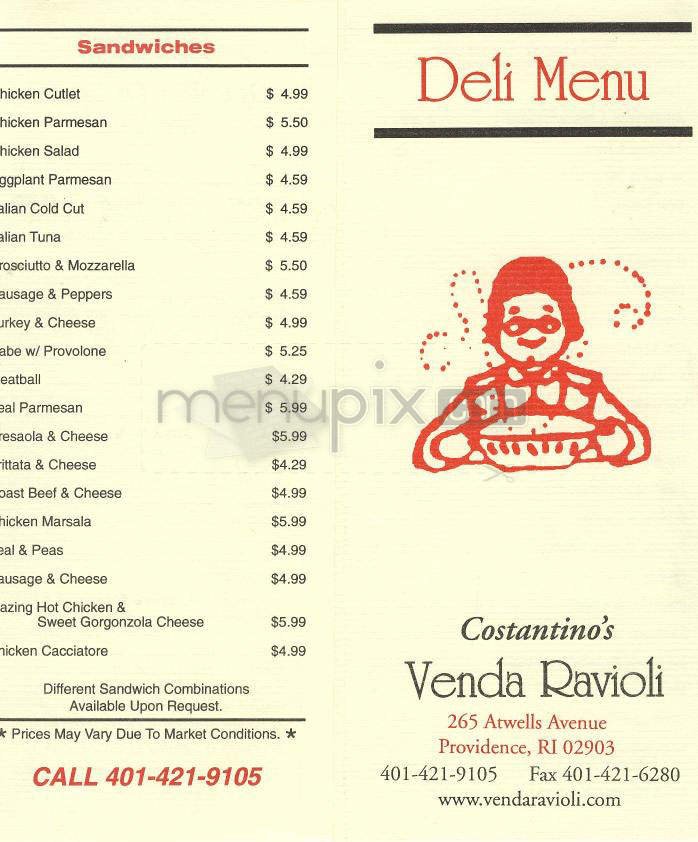 Menu page 2