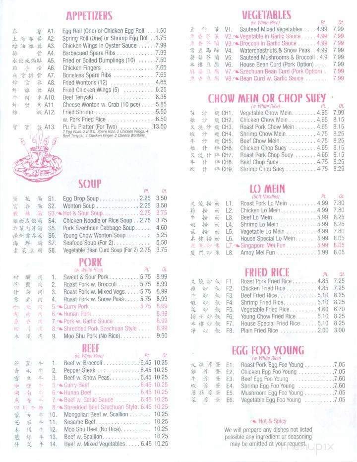 Menu page 2