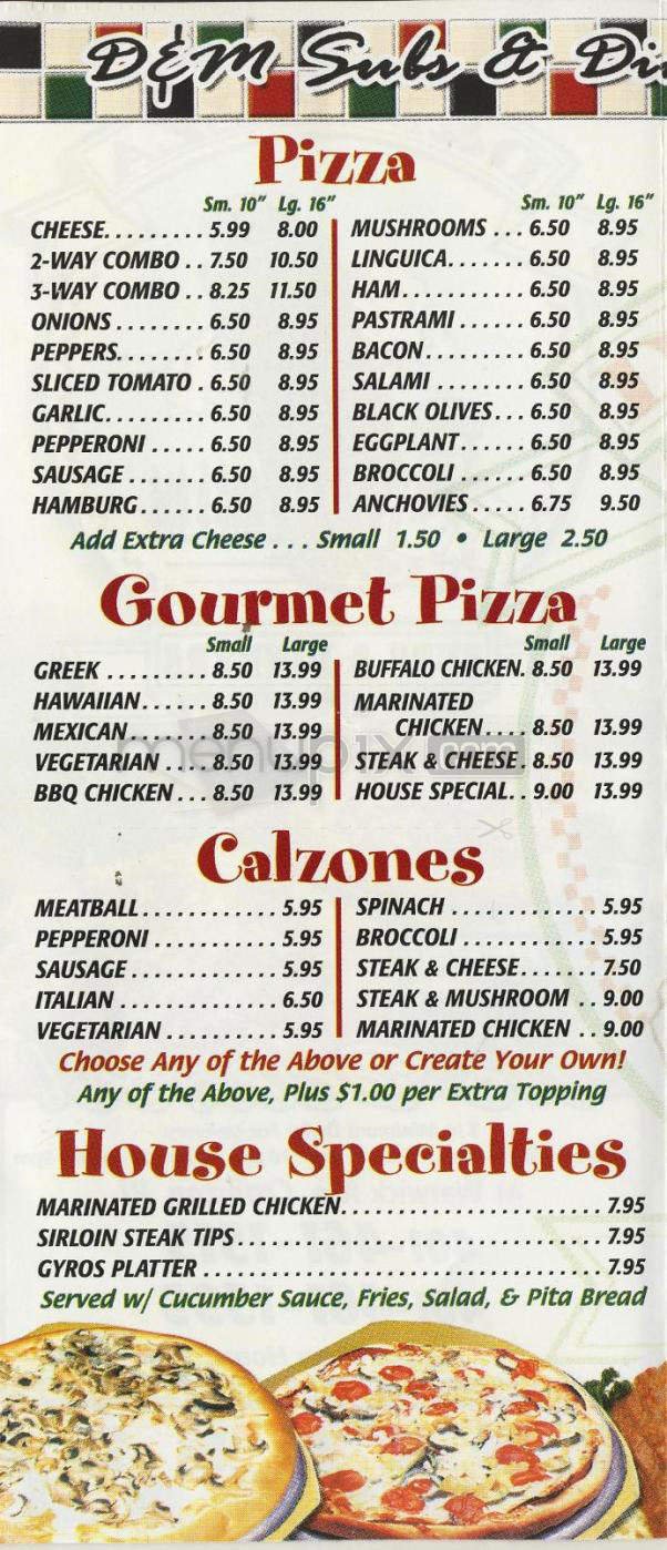 Menu page 2