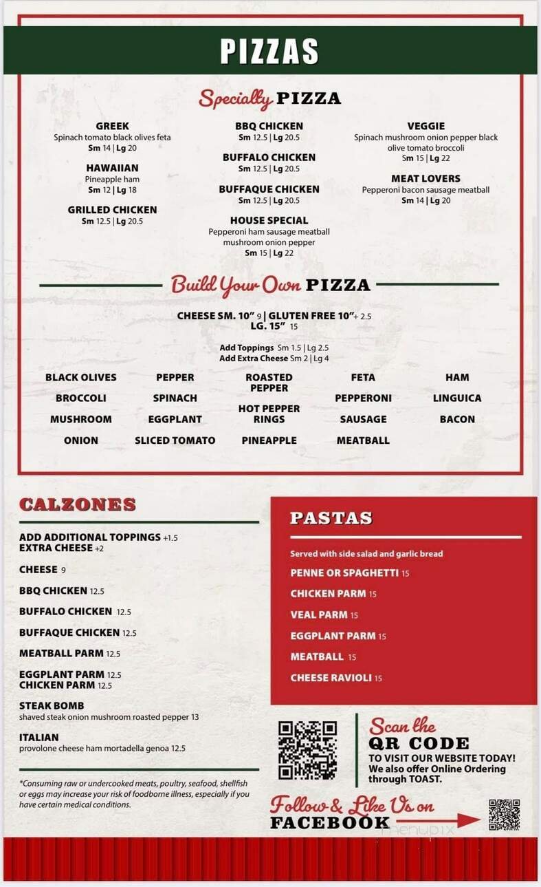 Menu page 2