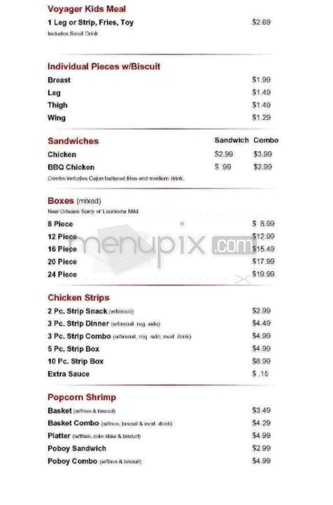 Menu page 2