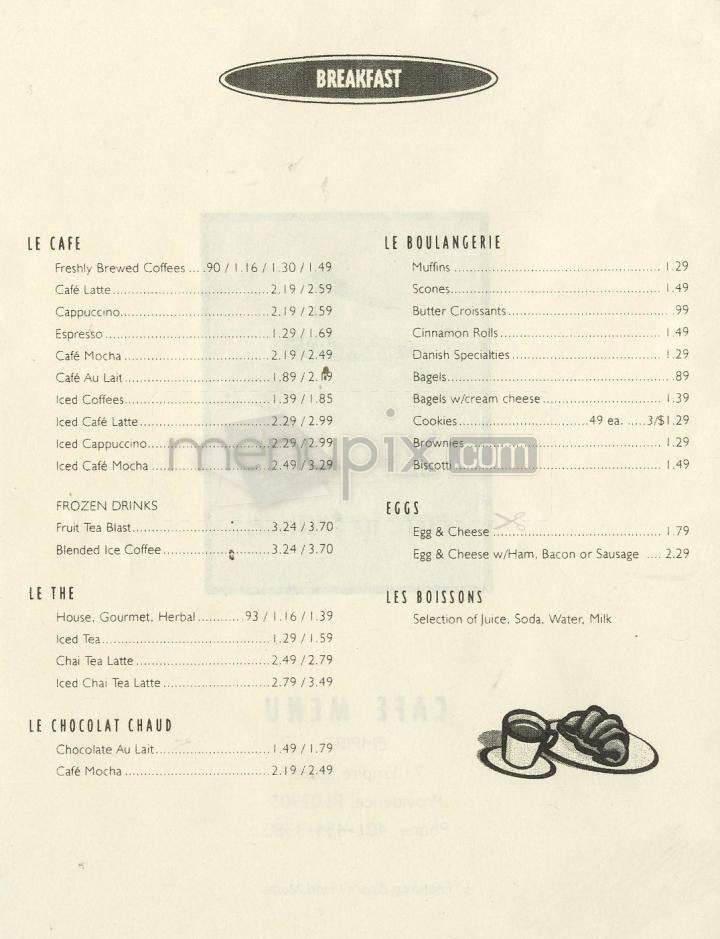 Menu page 2