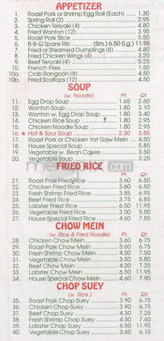 Menu page 2