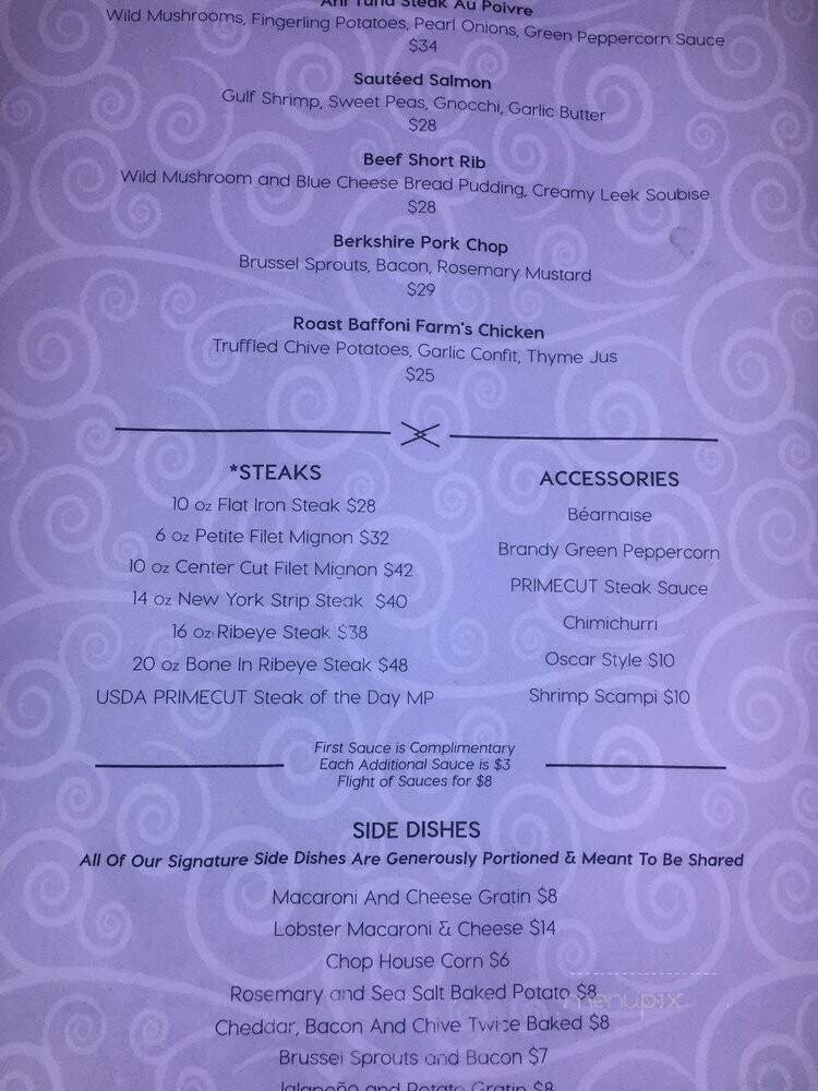 Menu page 1