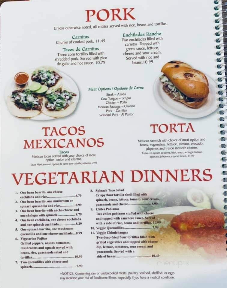 Menu page 2