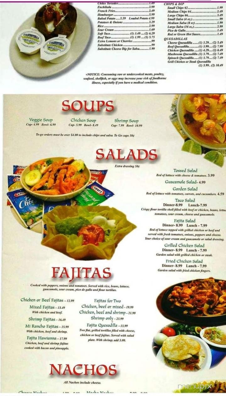 Menu page 2