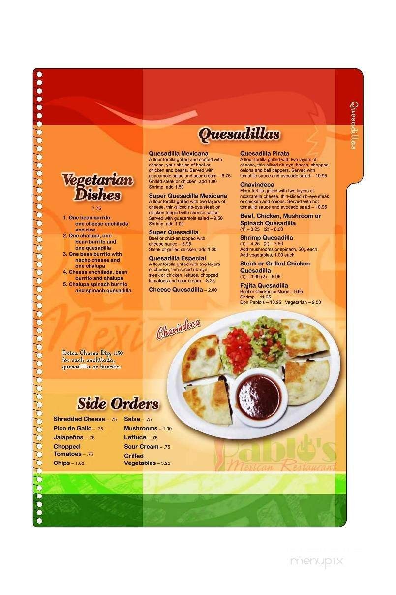 Menu page 2